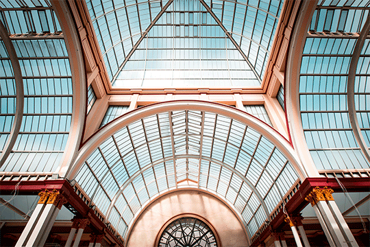 East Court roof